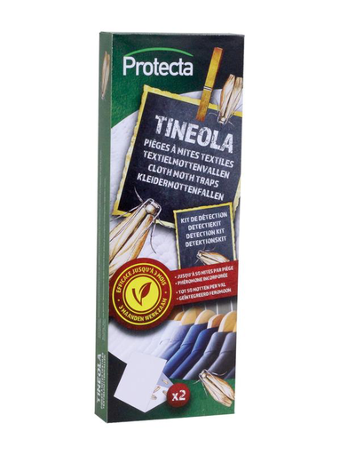 [AT-PHE-01007] Protecta Tineola – Pièges à Mites Textiles (x2)