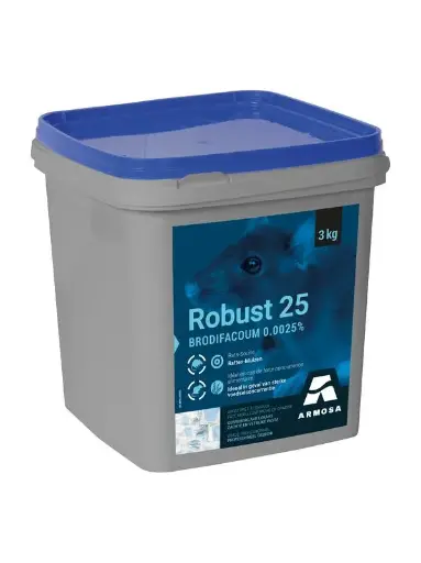 [RD-BRD-21006] Robust 25 – Difenacoum 0,0025% (Seau 3 kg) (dose de +/-10g)